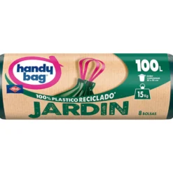 Bolsas basura Jardín 100L Handy Bag 8 uds 100% recicladas