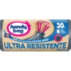 Bolsas basura Ultra Resistente 30L Handy Bag 12 uds 100% recicladas