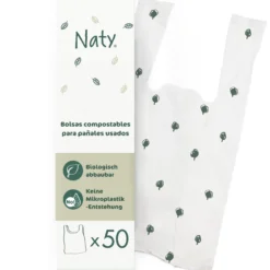 Bolsas desechables para pañales Naty 50 Uds