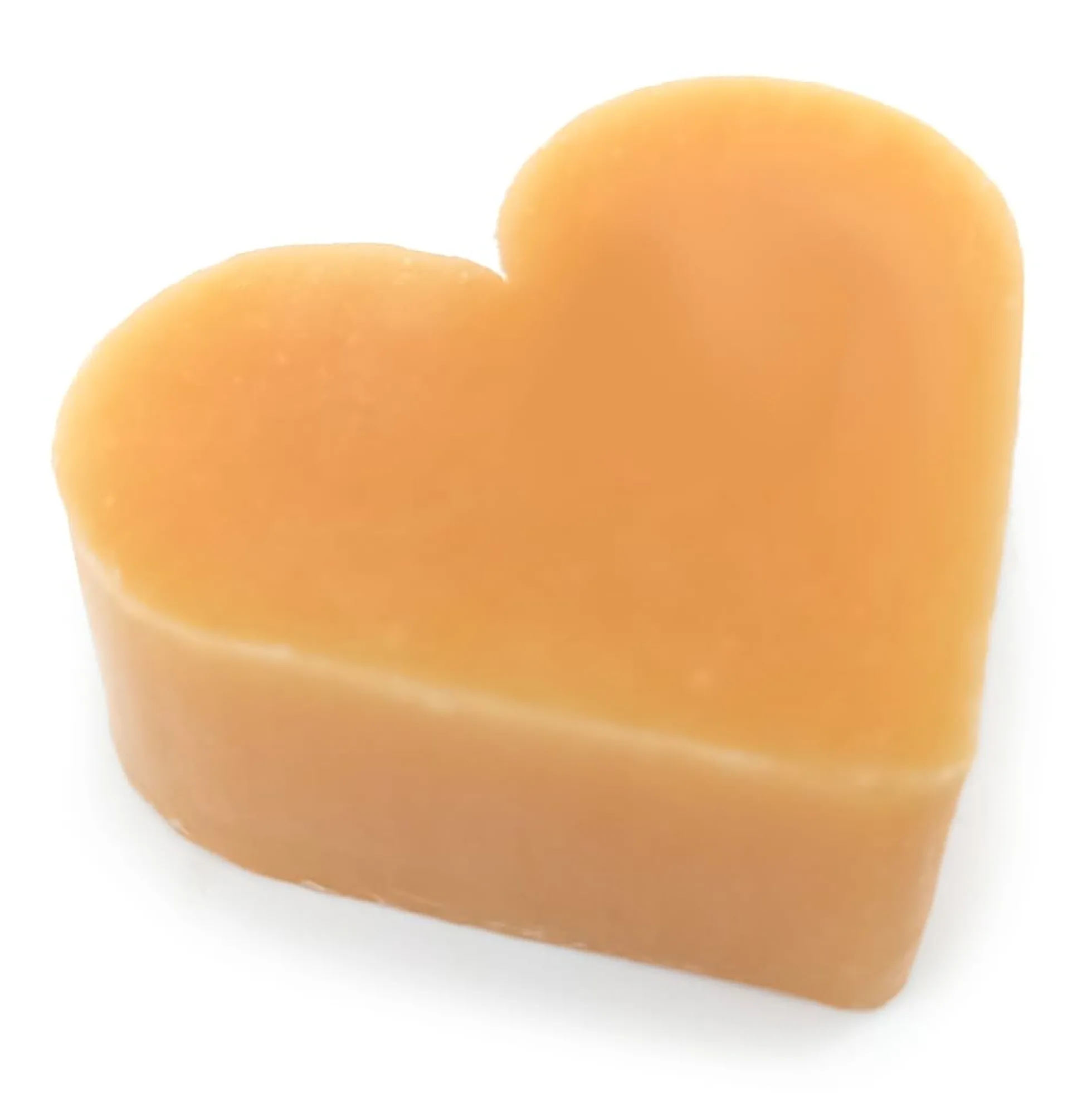 Bolsa Yute Con 5 Jabones - Aroma Naranja Y Jengibre - Jabón De Glicerina Con Forma De Corazón - Detalle Para Invitados