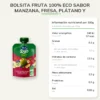 Bolsita fruta 100% Eco sabor manzana, fresa, plátano y arándanos Hero Solo 100 g