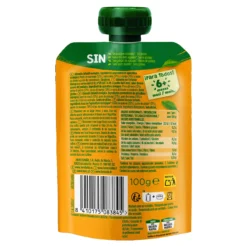 Bolsita Pouch Manzana, Melocotón y Mango eco Hero Baby Solo 100 g