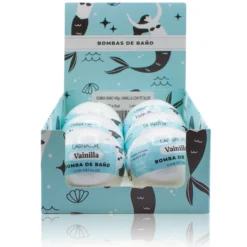 Bomba de Baño Vainilla con Pétalos Labnatur 140 g | Aroma Dulce y Caramelizado | Hidrata, Suaviza y Perfuma | Vegana