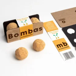 Bombas de Biodiversidad – Flores Silvestres Naranjas para Polinizadores, Regalo - Resetea