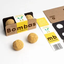 Bombas de Biodiversidad – Salvemos a las Abejas, Flores Melíferas para Polinizadores - Resetea