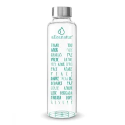 Botella Alkanatur de cristal borosilicato 500ml