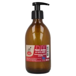 Botella de vidrio ámbar La Droguerie écologique 300ml