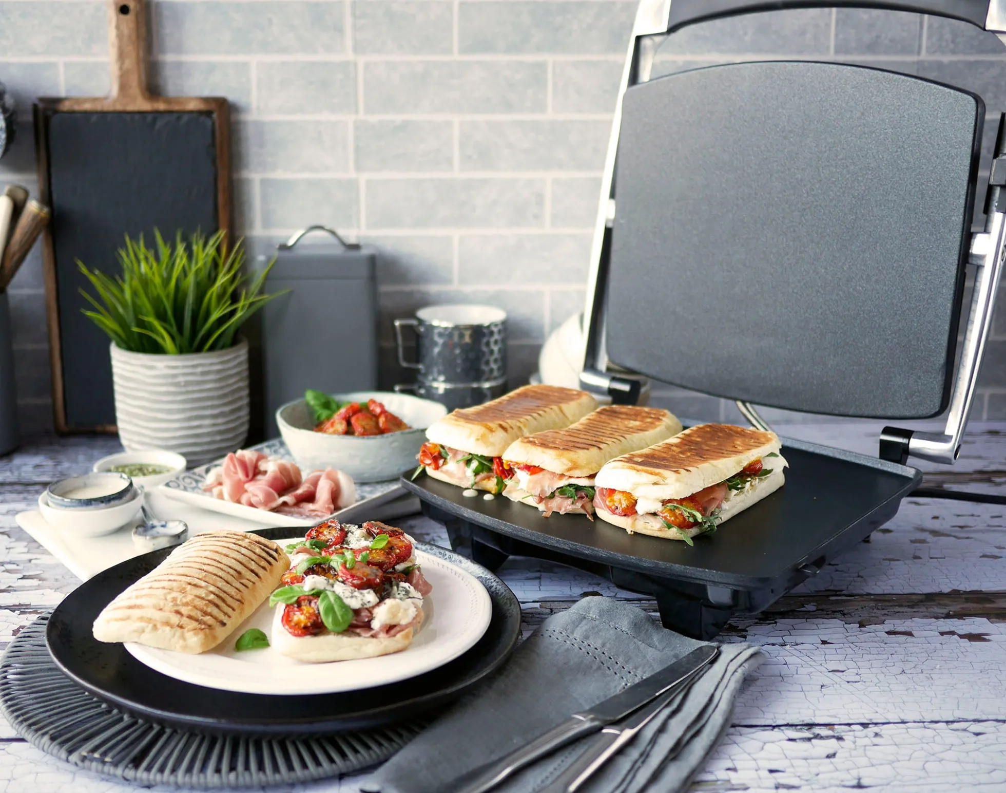 Breville Sandwichera VST026X Panini grande