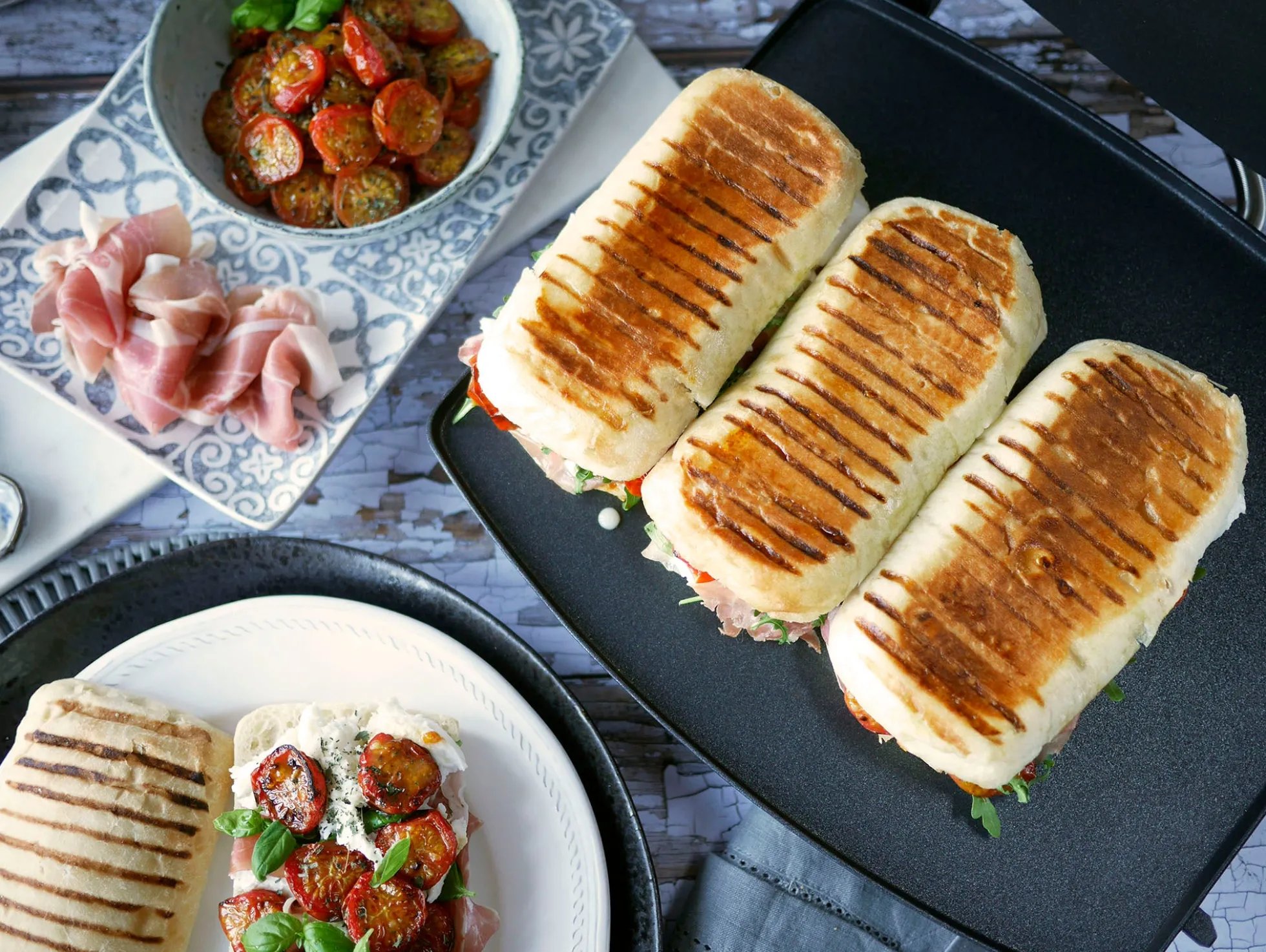 Breville Sandwichera VST026X Panini grande