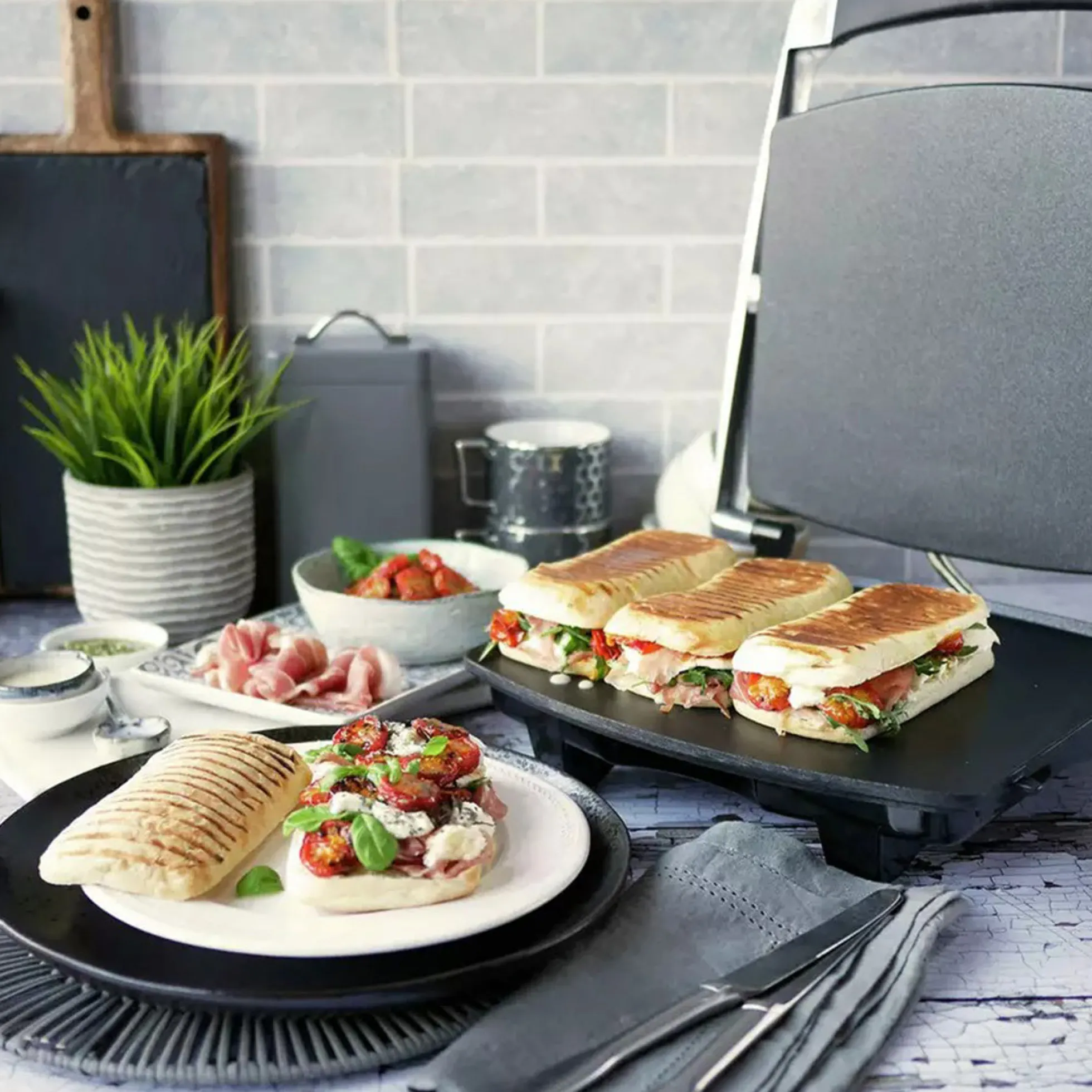 Breville Sandwichera VST026X Panini grande