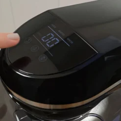 Briebe Batidora Amasadora Repostería Profesional 5l+ Báscula Cocina 6 Velocidades + Pulso Pantalla Led, Km1164b, Negro