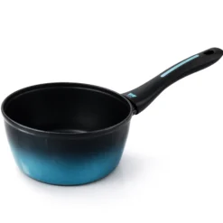 Briebe Cazo Inducción Acero Forjado 16cm Antiadherente Sin Pfoa, Todas Cocinas Fabricada En España, Mare, Azul