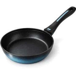 Briebe Sartén Inducción Acero Forjado 20 Cm Antiadherente Sin Pfoa, Todas Cocinas, Fabricada En España, Mare, Azul