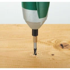1 broca espiral para madera con vástago hexagonal Wolfcraft Ø 6,0 x 90 mm