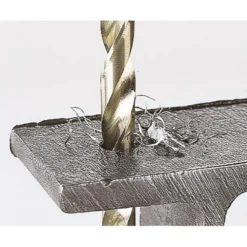 Brocas espirales HSS rectificadas con vástago redondo para metal Wolfcraft Ø 3,1 mm