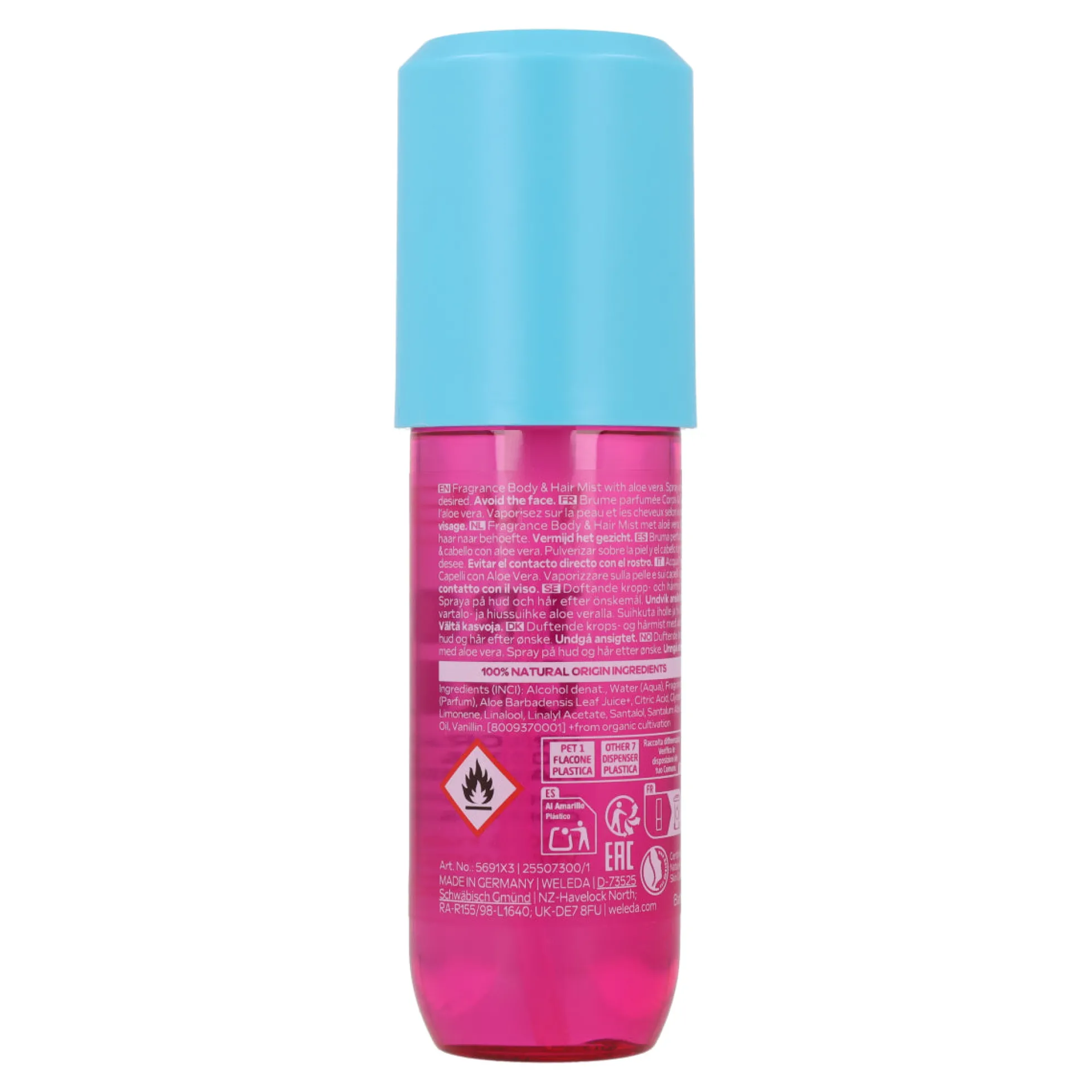 Bruma Perfumada Body&Hair Tropical Crush Weleda 95 ml