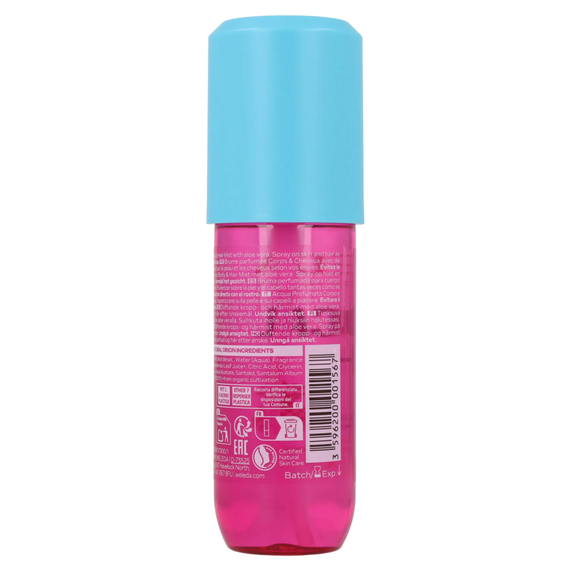 Bruma Perfumada Body&Hair Tropical Crush Weleda 95 ml