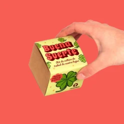 Buena Suerte – Kit Cultivo Trébol de 4 Hojas (Oxalis Deppei), Amuleto Natural - Resetea