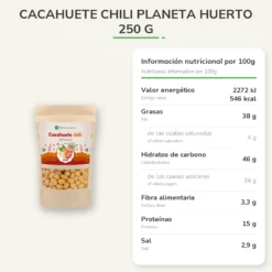 Cacahuete chili Planeta Huerto 250 g