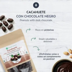 Cacahuete con chocolate negro Planeta Huerto 250 g