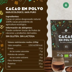 Cacao en polvo ECO Planeta Huerto 250 g