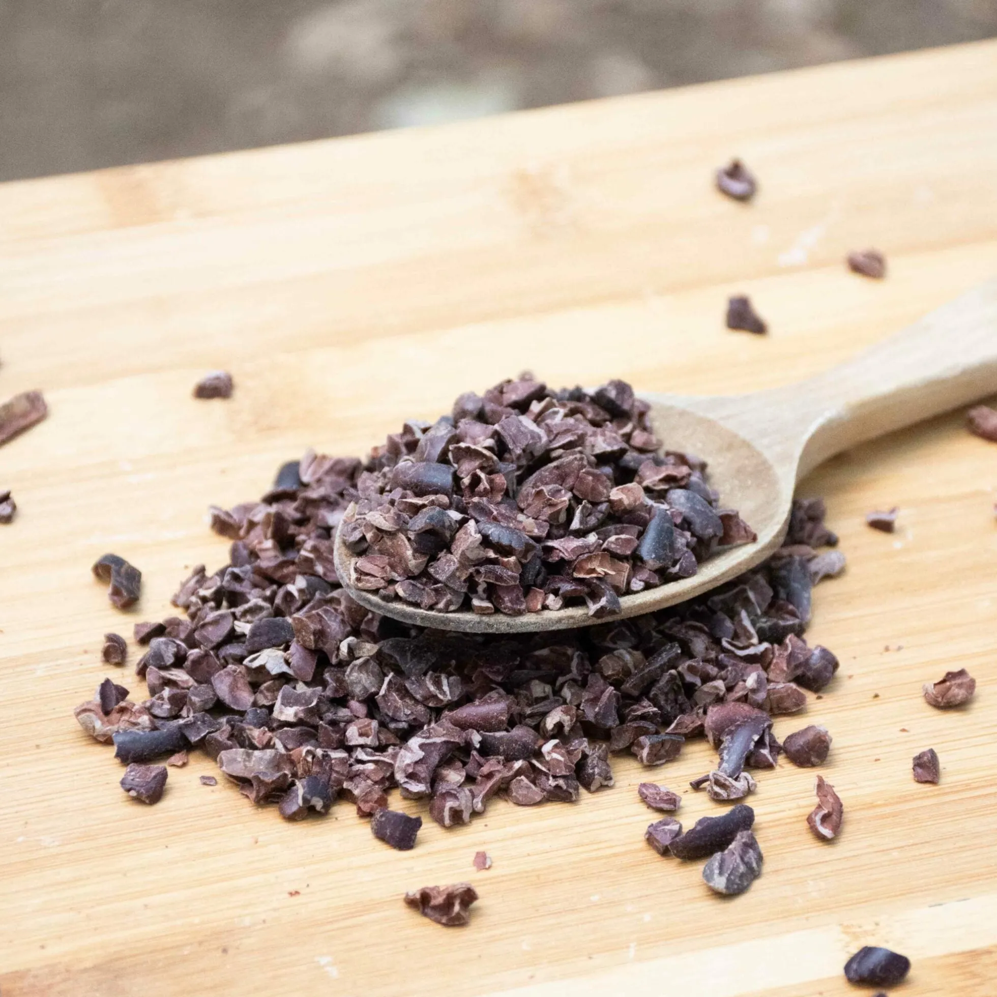 Cacao nibs criollo ecológico, trocitos de cacao puro sin azúcar para toppings 150 g