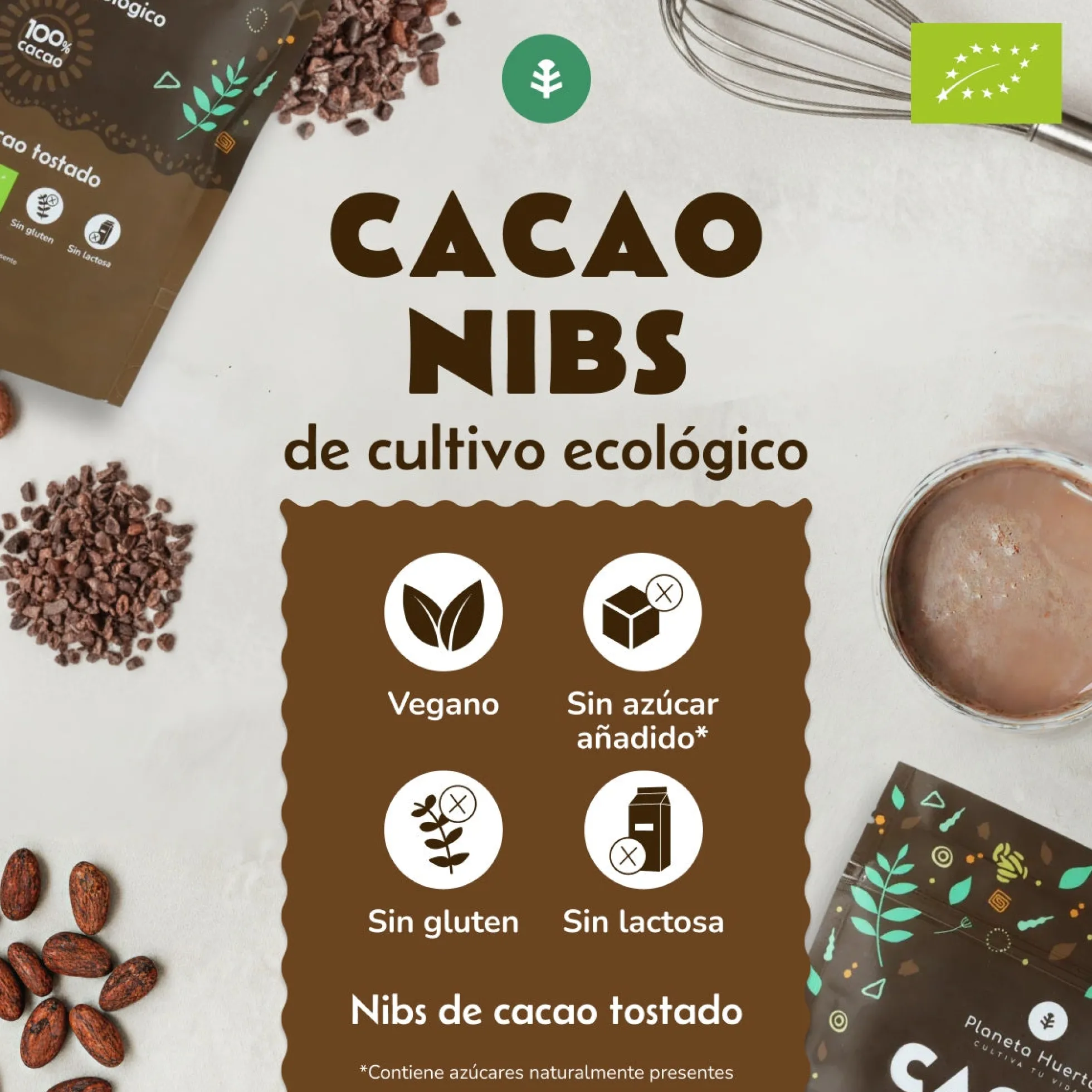 Cacao Nibs ECO Planeta Huerto 250 g