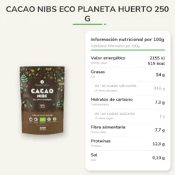 Cacao Nibs ECO Planeta Huerto 250 g