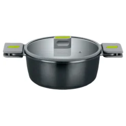 Cacerola Alta 24CM Aluminio Fundido 100% Reciclado con Antiadherente Cerámico BRA Life