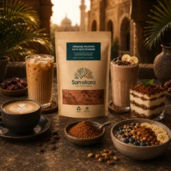Café De Semilla De Dátil Tostado Bio - 250g | Alternativa Al Café Sin Cafeína Ecológica Vegana, Tueste Natural