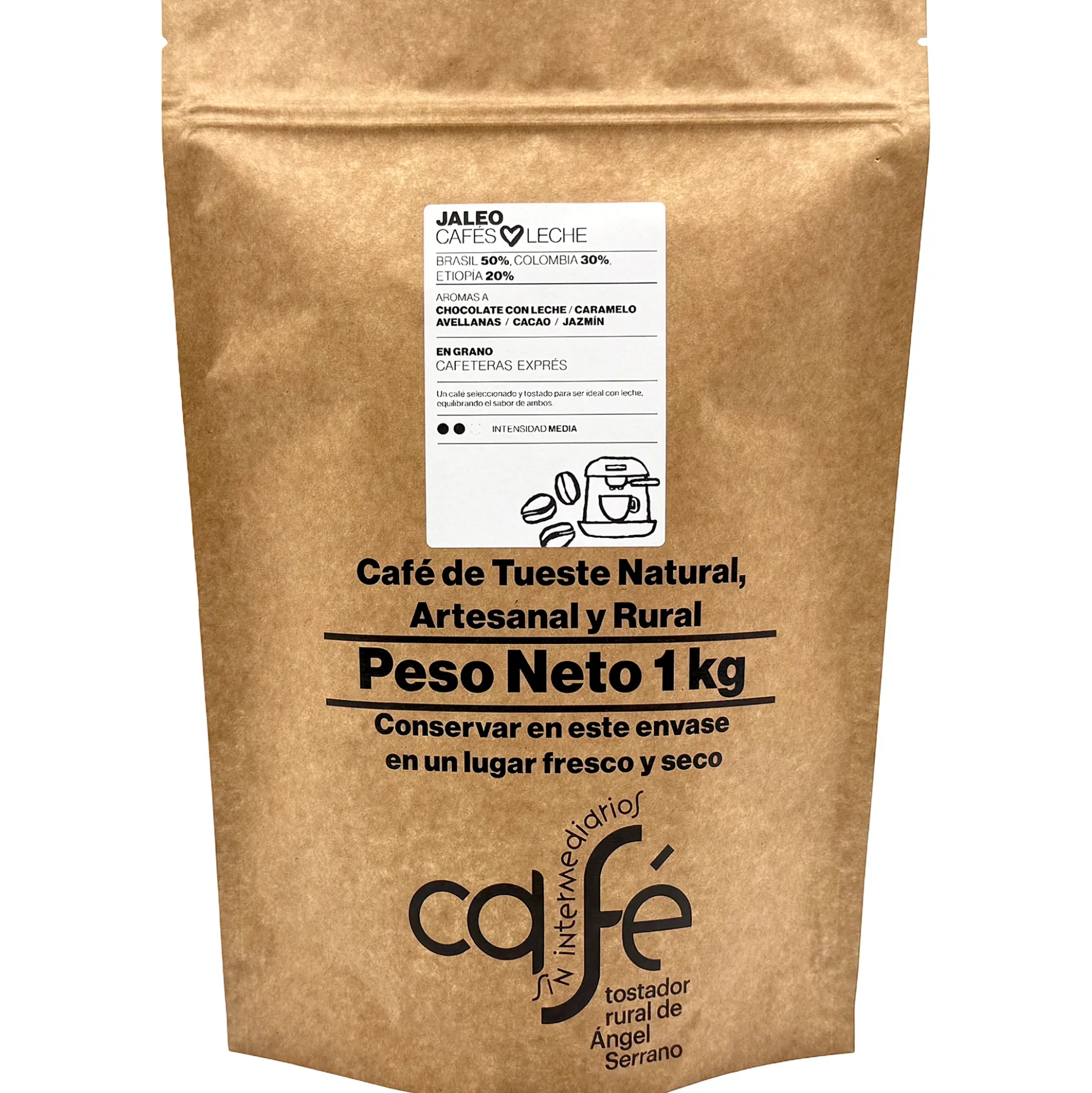 Cafe Sin Intermediarios Café Colombia Jaleo En Grano Para Espresso 1 Kg