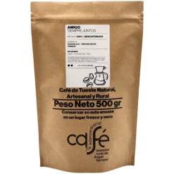 Cafe Sin Intermediarios Café Descafeinado Amigo En Grano Para Filtro 500 G