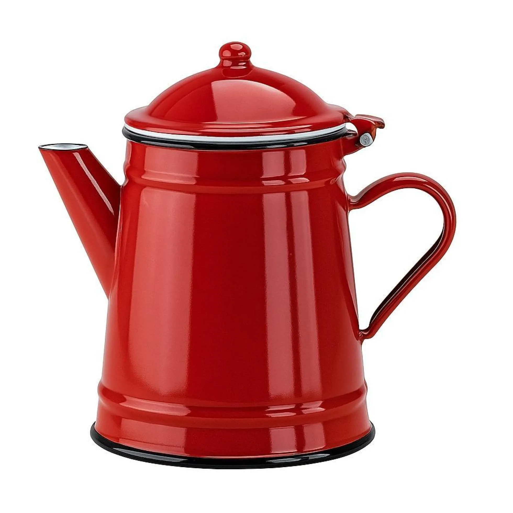 Cafetera Conica Roja 1 L.