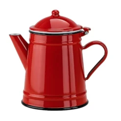 Cafetera Conica Roja 1 L.