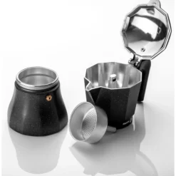 Cafetera Italiana Aluminio, Junta Silicona, Vitrocerámica, Gas, Eléctrica Fagor