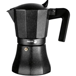 Cafetera Italiana Aluminio, Junta Silicona, Vitrocerámica, Gas, Eléctrica Fagor