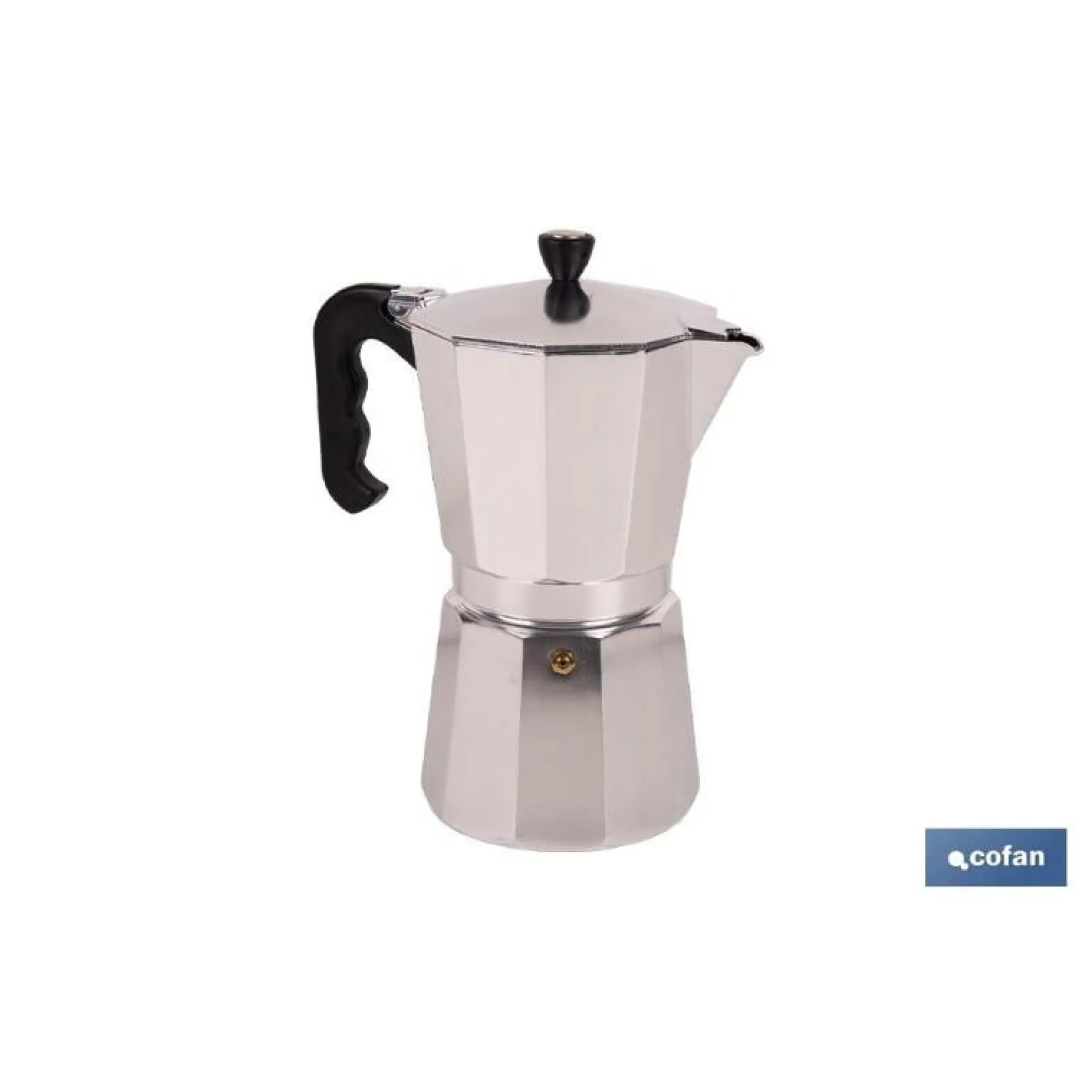 Cafetera Italiana De Aluminio Para Inducción 12 Tazas