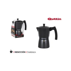 Cafetera 9 Serv.induccion Darkblack Quttin