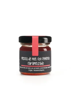 Caja De Mieles Al Rojo Vivo: Miel Con Remolacha, Miel Con Pimiento Caramelizado Y Miel Con Frambuesa
