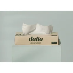 Caja de 150 Pañuelos Faciales Bio sin Blanquear. Dalia