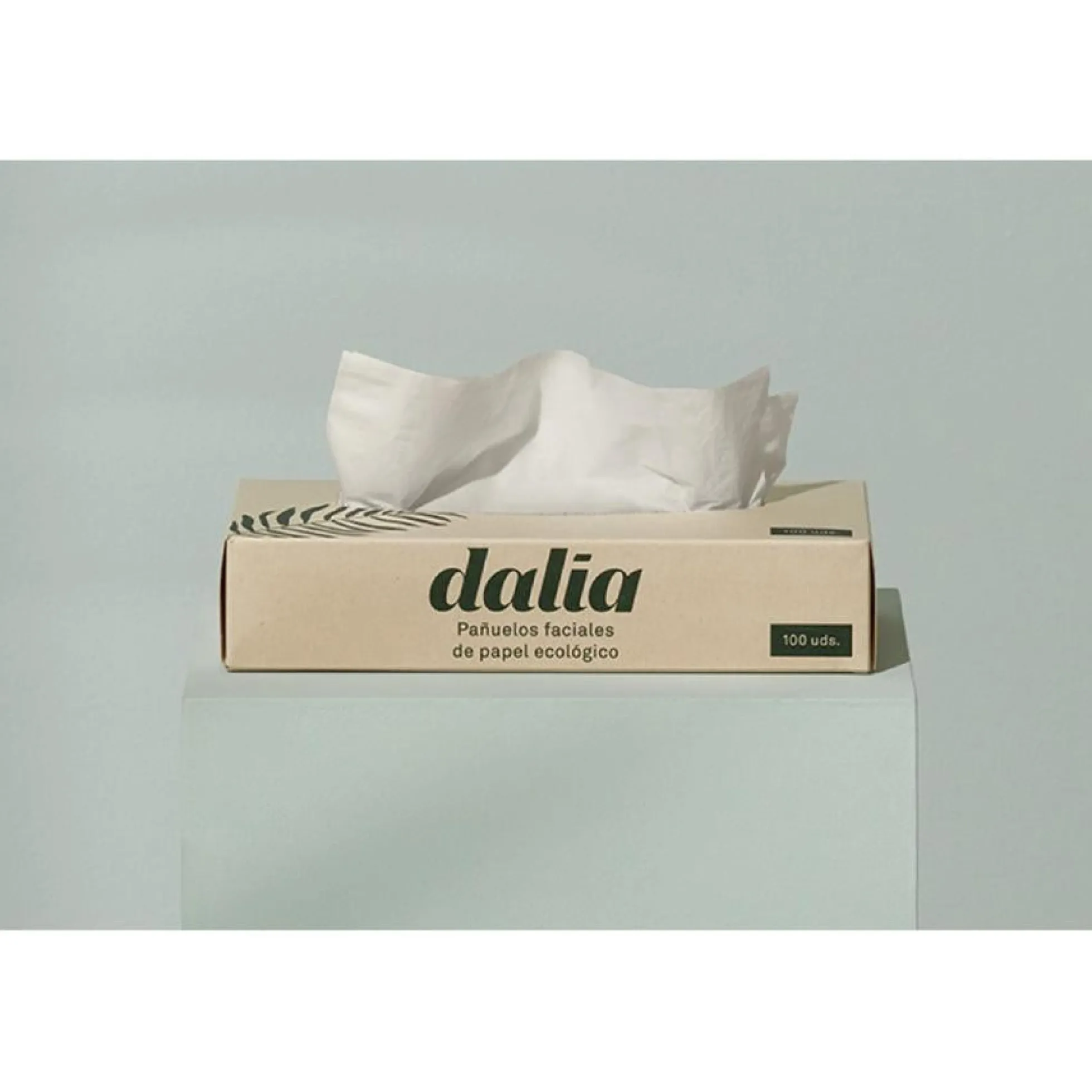 Caja de 150 Pañuelos Faciales Bio sin Blanquear. Dalia