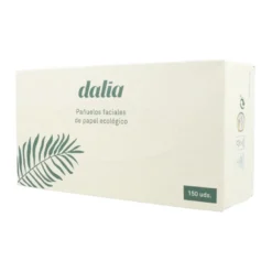 Caja de 150 Pañuelos Faciales Bio sin Blanquear. Dalia