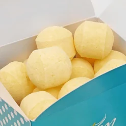 Caja 25 Mini Bombas Efervescentes Para Manicura Y Pedicura - Ablandan Durezas, Uñas Y Cutículas - Aroma Piña Colada