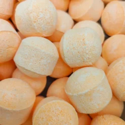 Caja 25 Mini Bombas Efervescentes Para Manicura Y Pedicura - Ablandan Durezas, Uñas Y Cutículas - Aroma Naranja
