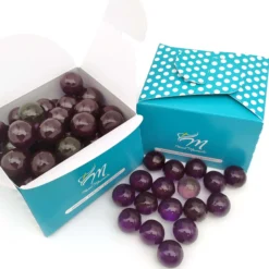 Caja 40 Perlas De Baño Con Aroma A Lavanda - Con Aceite De Soja - Hidratante Y Aromática - Forma Bola