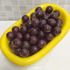 Caja 40 Perlas De Baño Con Aroma A Lavanda - Con Aceite De Soja - Hidratante Y Aromática - Forma Bola