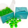 Caja 40 Perlas De Baño Con Aroma A Manzana - Con Aceite De Soja - Hidratante Y Aromática - Forma Bola