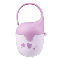 Caja Portachupetes Elefante Lila
