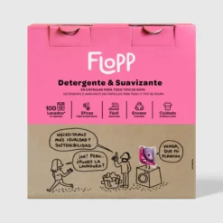Caja Ropa Suavizante, Flopp, 100 Cápsulas