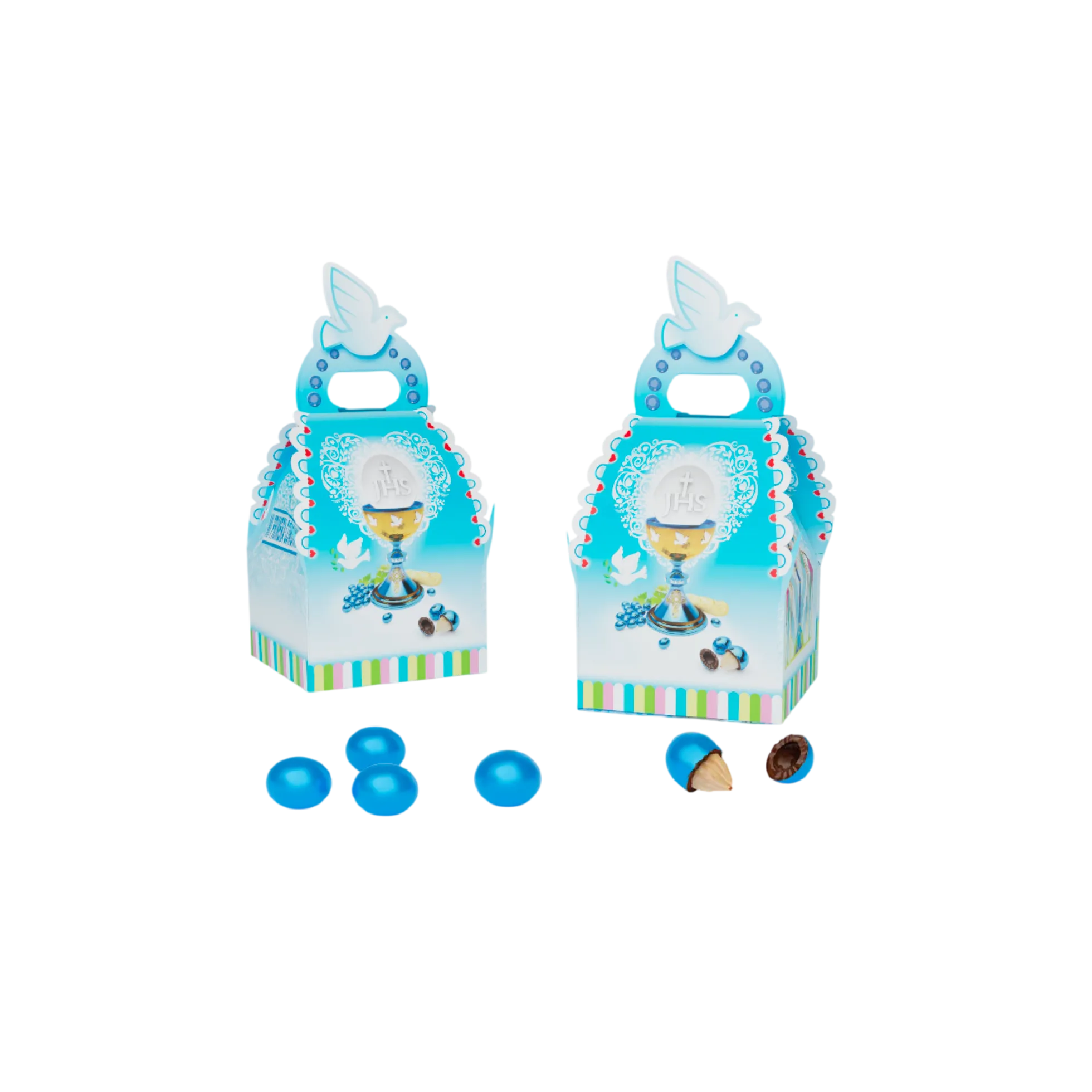 Cajita Comunión Almendra Azul 35g